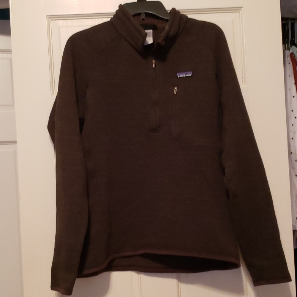 Men's Large Brown Patagonia 1/4 Zip
